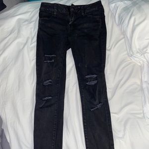 American Eagle ripped jeans